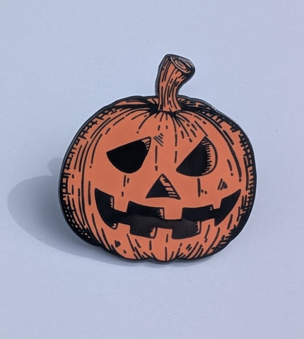 Pumpkin enamel pin