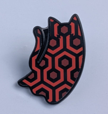Haunted Hotel Ghostcat enamel pin