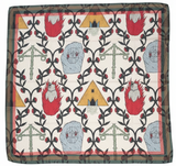 Bloody Harvest satin head scarf