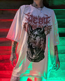 Smoking Lady oversized tshirt