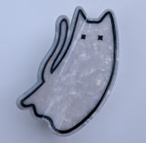 Ghost Cat hair claw clip