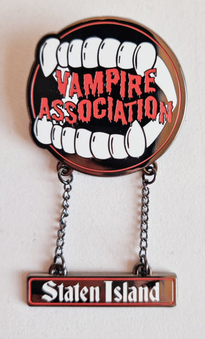 Vampire Association pin: Staten Island
