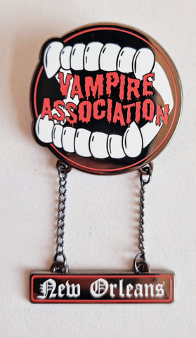 Vampire Association pin: New Orleans
