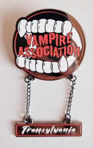 Vampire Association pin: Transylvania