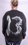 Thirteen acid wash sweater