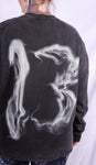 Thirteen acid wash sweater