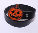 Pumpkin belt buckle
