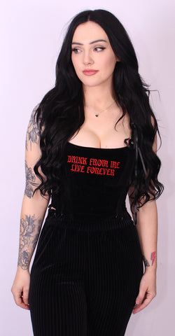 New Orleans vampire corset