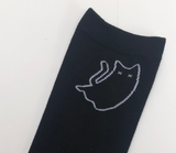Ghost Cat Socks