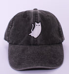 Ghost Cat embroidered cap
