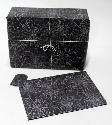 Spiderweb gift wrap