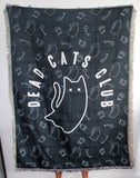 Ghost Cat tapestry blanket
